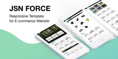 JSN Force- Responsive Joomla E-Commerce Template by joomlashine