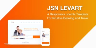 JSN Levart - A Responsive Joomla Template for Booking and Travel by joomlashine