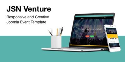 JSN Venture - Responsive and Creative Joomla Event Template by joomlashine
