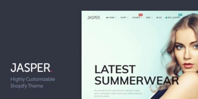 Jasper - Sectioned Drag&Drop Shopify Theme by srcn