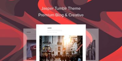 Jasper Tumblr Theme Premium Blog & Creative by ThemeChimp