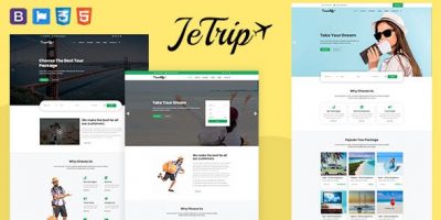 Jetrip - Travel  Multipurpose HTML5 Template by weblizar