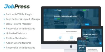 JobPress - Premium WordPress Job Manager Theme by minimalthemes