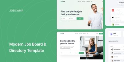 Jobcamp - Job Board & Directory Responsive Template by grayic