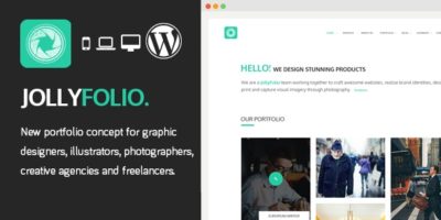 Jollyfolio - Creative Responsive WordPress Theme by JollyThemes