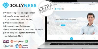 Jollyness - Multi Purpose WordPress Theme by JollyThemes
