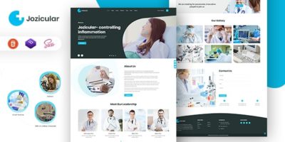 Jozicular - Bio Science HTML Template by zwintheme