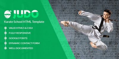 Judo - Martial Art School HTML Template by SalmonThemes