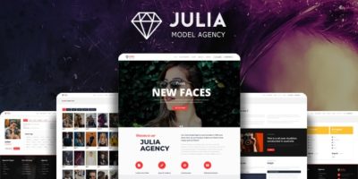 Julia - Talent Management WordPress Theme by kayapati