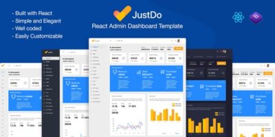 JustDo - React Responsive Admin Template by bootstrapdashHQ