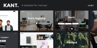 Kant - A Multipurpose Template For Startups And Freelancers by ThemeMountain