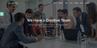 Keeway - Material Design Agency Template by themes_master
