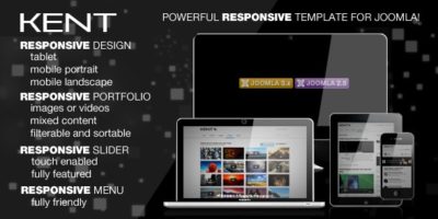 Kent Powerful Responsive Template For Joomla! by dnp_theme
