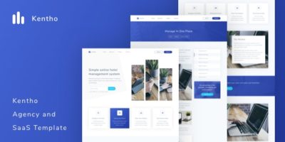 Kentho - Agency and SaaS Template by tempload