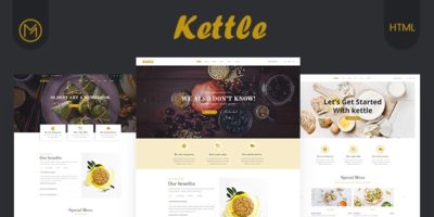 Kettle - Restaurant & Food HTML5 Template by Mugli