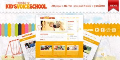 Kids Voice School - HTML Template by Aislin