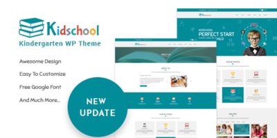 Kidschool - Kindergarten WordPress Theme by SalmonThemes