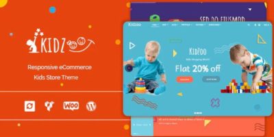 Kidzoo - Children and Baby Store WordPress eCommerce Theme by jthemeparrot