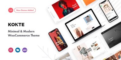 Konte - Minimal & Modern WooCommerce WordPress Theme by uixthemes