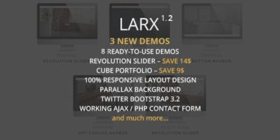 LARX - Interior Design Studio Template by WossThemes