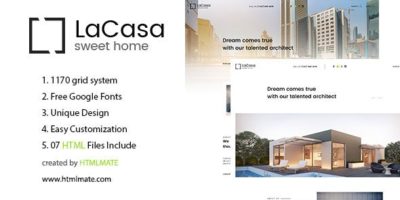 LaCasa – Real Estate HTML Template by htmlmate