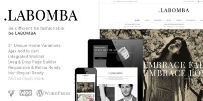 Labomba - Responsive Multipurpose WordPress Theme by Dahz