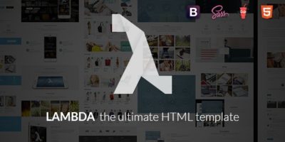 Lambda - Multi Purpose Bootstrap HTML Template by oxygenna