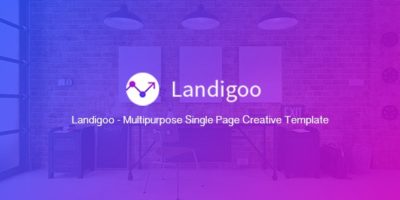 Landigoo - Multipurpose Single Page Creative Template by wordpressshowcase