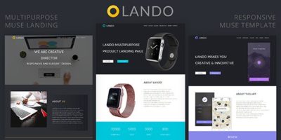 Lando_Multipurpose Muse Landing Page by CreativeRacer