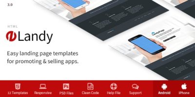 Landy.Page - Responsive Retina Landing Page by KennyWilliams