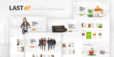 Last40 Store - Ecommerce PSD Template by Last40