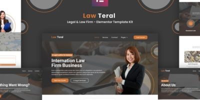 LawTeral - Legal & Law Firm Elementor Template Kit by portocraft
