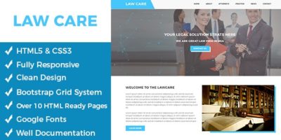 Lawcare – Lawyers Html Template by ThirdEye_IT