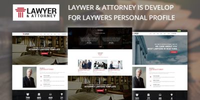 Lawyer & Attorney - Lawyers HTML Template by glowlogix