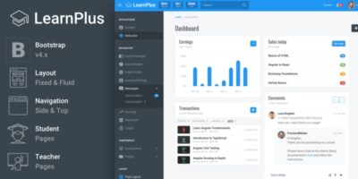 LearnPlus - Learning Management Application by FrontendMatter
