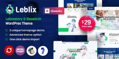 Leblix - Laboratory & Research WordPress Theme by creativesplanet