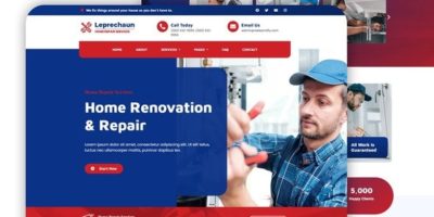 Leprechaun - Home Repair Elementor Template Kit by MaximusTheme