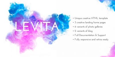 Levita - Photography and Portfolio Template by ypromo