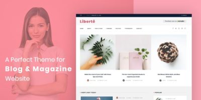 Liberte - Modern Magazine WordPress Theme by alithemes