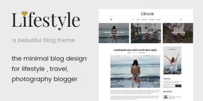 Life Style -  A Beautiful Blog WordPress Theme by wopethemes