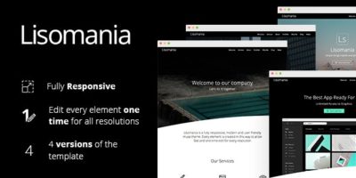 Lisomania - Responsive Muse Template by adr806