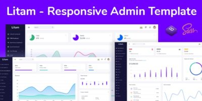 Litam - Responsive Admin Dashboard Template by Theme-zome