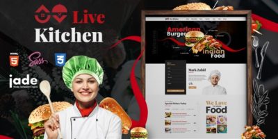 LiveKitchen - HTML5 Restaurant Template by HTMLguru