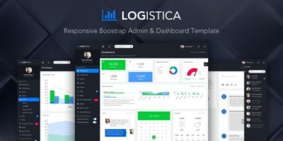 Logistica - Admin & Dashboard Template by ignitethemes
