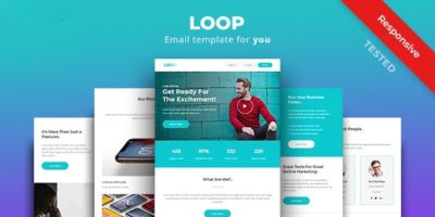 Loop - Multipurpose Responsive Email Newsletter Template by yemail