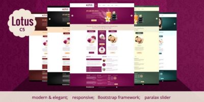 Lotus - Spa & Wellness Concrete5 Theme by Webdesignn
