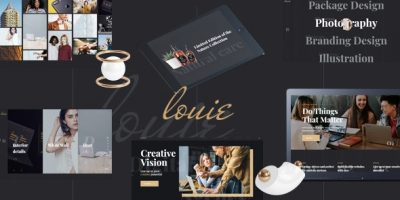 Louie - Modern Portfolio Theme for Agencies by Lesya