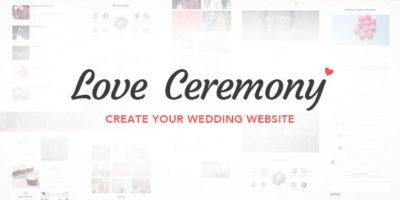 Love Ceremony - Wedding PSD Template by bestwebsoft