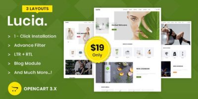 Lucia Multipurpose - Responsive Opencart 3.0 Theme by Thementicweb