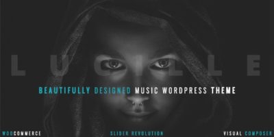 Lucille - Music WordPress Theme by SmartWPress